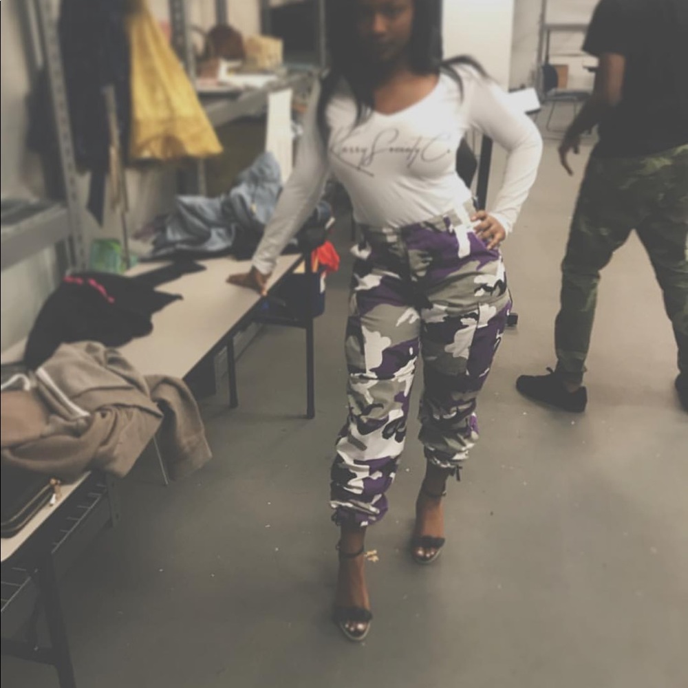 Purple Camo Pants